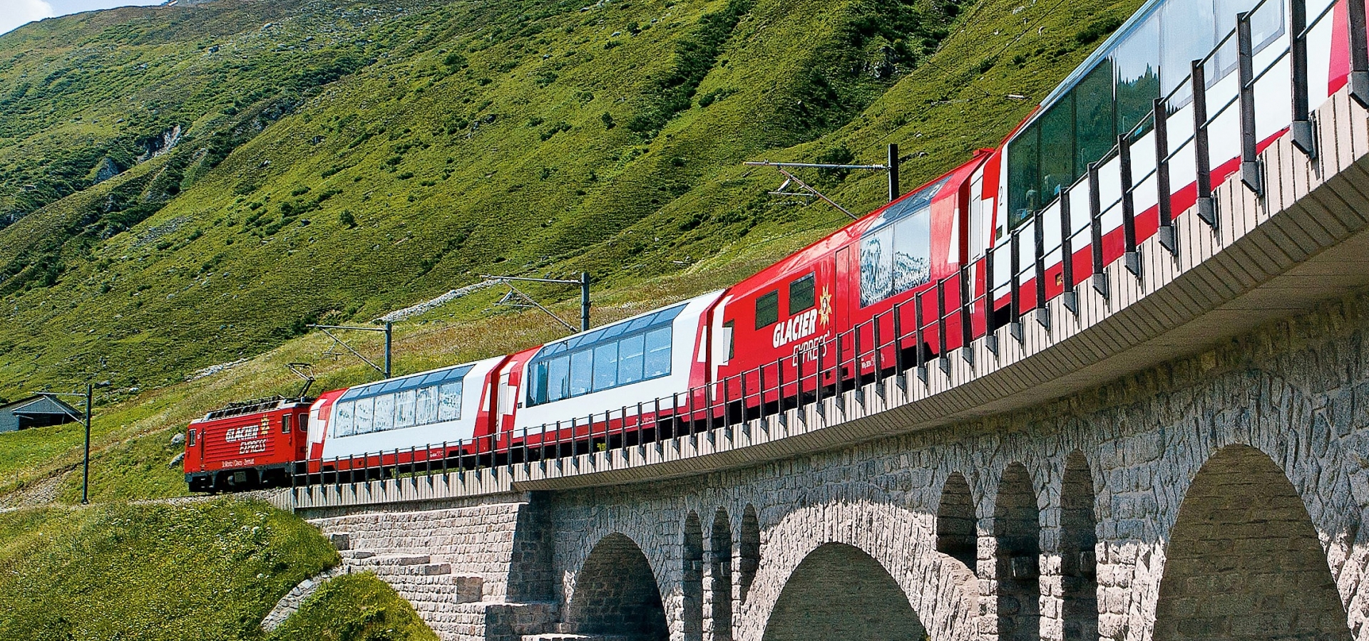 Glacier Express Train landscape