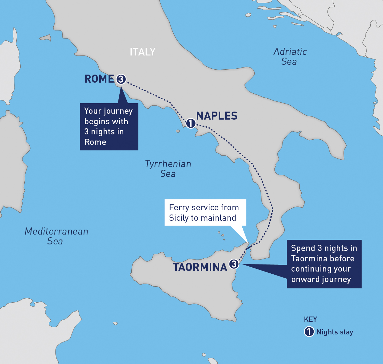 Rome and Sicily Railbookers