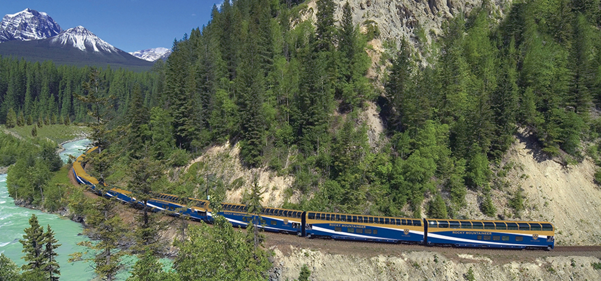 The Rocky Mountaineer landscape