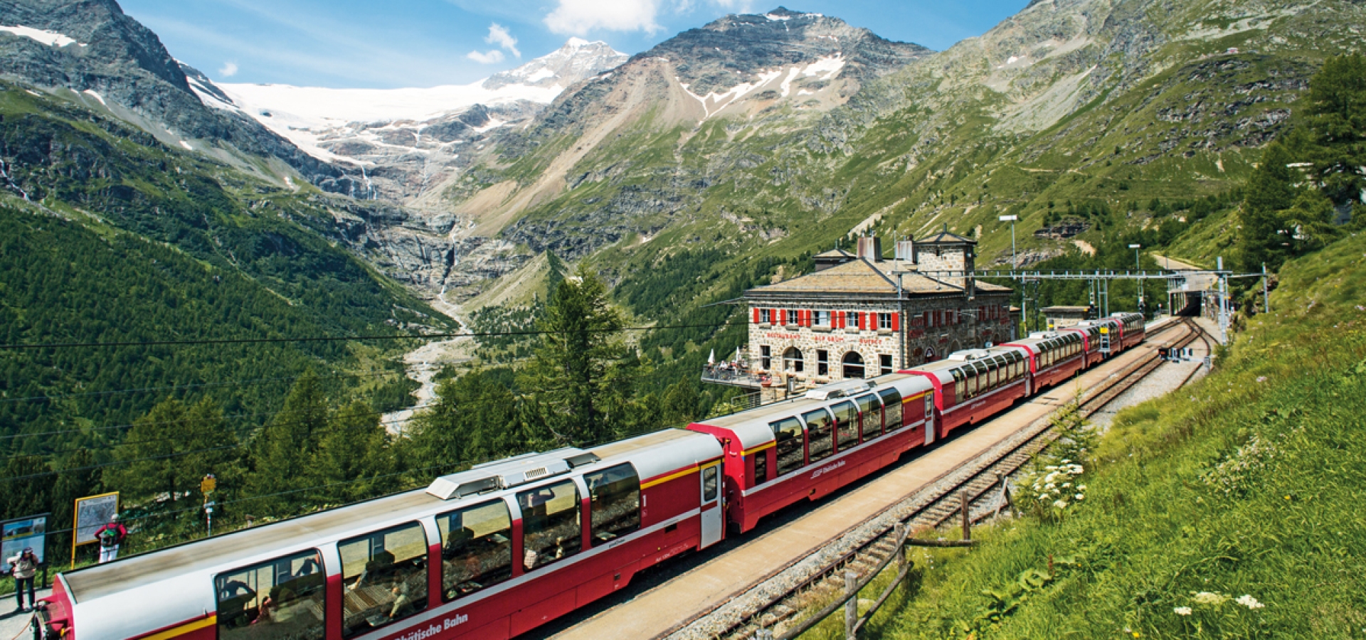 Swiss Train: Swiss Alps Train Tour - Switzerland & Italy