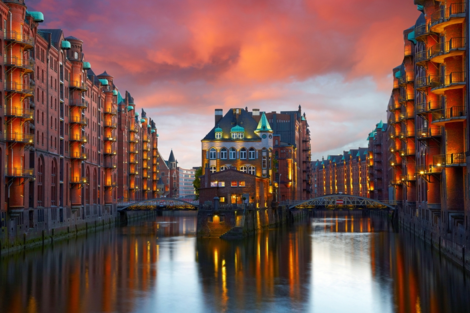 The Warehouse District in Hamburg