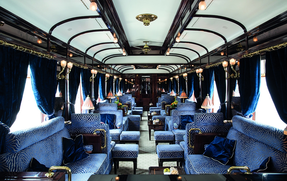 Inside the Lounge Car